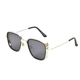 Voyage Black Square UV Protection Unisex Sunglasses-image-22