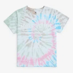 Y&F Kids by Westside Multicolour Tie-Dye Printed Cotton T-Shirt-image-88