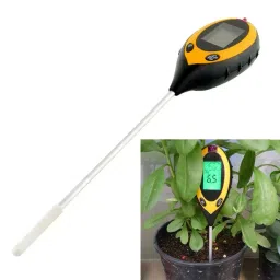 generic Real instruments Soil Tester 4 in 1 PH, Digital Soil ph Meter 4 in 1 Soil Moisture Testing Machine image 2