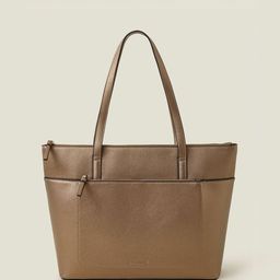 Accessorize PU Structured Tote Bag-46