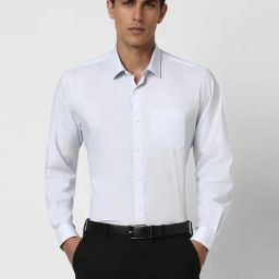 Van Heusen White Cotton Regular Fit Shirt-picture-29