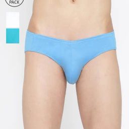 La Intimo Multicolored Comfort Fit Briefs - Pack Of 3-picture-8