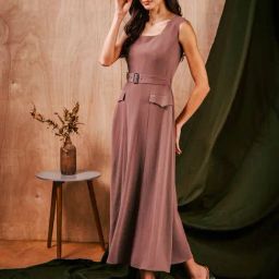 Mish Pink Polyester Relaxed Fit Casual Dress-image-39