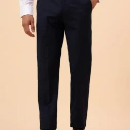 Cantabil Blue Solid Trousers-picture-26