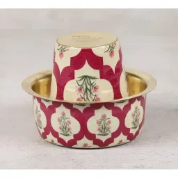 india circus by krsnaa mehta India Circus By Krshna Mehta Multi Brass Printed Coffee Tea Cup Tumbler image 3