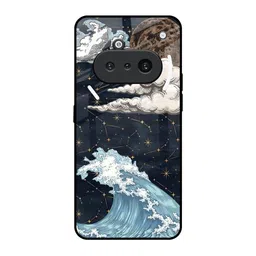 QRIOH Quirky Printed Glass Nothing Phone 3a Mobile Back Case Cover-picture-25