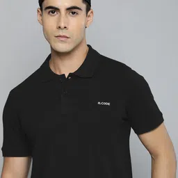 R.Code by The Roadster Life Co. Men Solid Polo Collar T-shirt-image-44