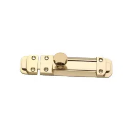 Screw Tight B022001PBL-4 4.45 inch Brass Lacquered Slide Bolt (Pack of 4)-image-6