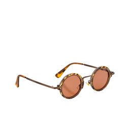 hashtag eyewear Hashtag Unisex Round Sunglasses With UV Protected Lens SR7-62034-Brown/Tiger_40 image 4