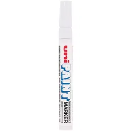 Uni PX-20L Medium Tip White Ink Permanent Paint Marker (Pack of 12 Pcs)-30