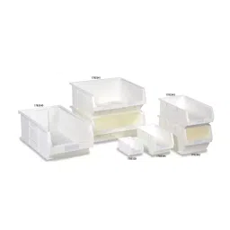 RS PRO 12.8L White PP Semi-open Fronted Container, 182mm x 350mm x 205mm Model No 1783342-picture-40
