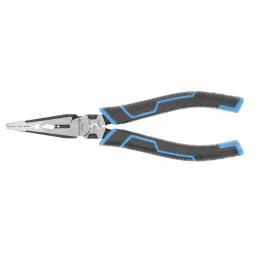 Hogert Technik 185 mm Chrome Vanadium Steel Blue and Black Profesional Extended Plier, HT1P247-37