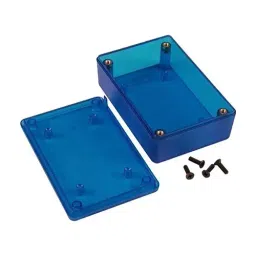 HAMMOND Plastic Enclosures ENCLOSURE, MULTIPURPOSE, ABS, BLUE/CLEAR, 1591XXMTBU-image-46