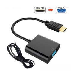 HDMI to VGA Converter with Audio Output HDMI to VGA Adapter with 3.5mm Audio Pin HDMI Male to VGA Female Converter HDMI to VGA with Audio Converter - RS9269HDMI to VGA Converter with Audio Output HDMI to VGA Adapter with 3.5mm Audio Pin HDMI Male to VGA Female Converter HDMI to VGA with Audio Converter - RS9269 image 3