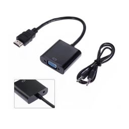 HDMI to VGA Converter with Audio Output HDMI to VGA Adapter with 3.5mm Audio Pin HDMI Male to VGA Female Converter HDMI to VGA with Audio Converter - RS9269HDMI to VGA Converter with Audio Output HDMI to VGA Adapter with 3.5mm Audio Pin HDMI Male to VGA Female Converter HDMI to VGA with Audio Converter - RS9269 image 2