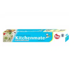 Kitchenmate Aluminum Foil 9 m 11 Micron 100% Food Safe Silver, KAL911-44