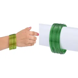 1ST TIME Set Of 24 Green Alloy Bangles-picture-39