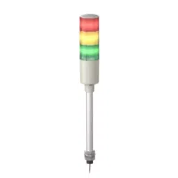 Schneider Electric 3 Stages Monolithic Tower Light with Direct Aluminium Tube Mounting, XVGM3T-12