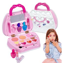 Kidology Kids Makeup Kit for Girl, Unicorn Toys for Girl Real Washable Makeup Girls Princess Play Make Up Toys-15