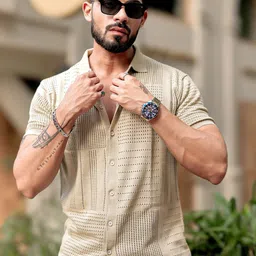 Maniac Men Slim Fit Opaque Casual Shirt-image-11