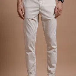 The Collection Men Tailored Slim Fit Mid-Rise Flat-Front Chinos Trousers-image-56