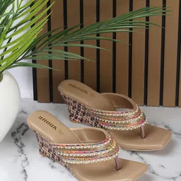 Anouk Comfort Sandals with Laser Cuts-18