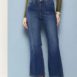Chemistry Women Bootcut High-Rise Light Fade Stretchable Jeans-picture-9
