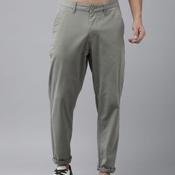 The Roadster Life Co. Men Relaxed Mid-Rise Chinos Trousers-image-86