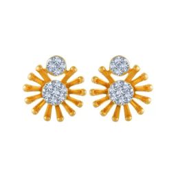 P.C. Chandra Jewellers 18 kt Gold & Diamond Earrings-picture-23