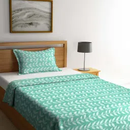 Klotthe Jacquard Collection Green 300 TC Bed Linen Set-image-20