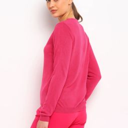 Cover Story Fuchsia Regular Fit Pullover image 2