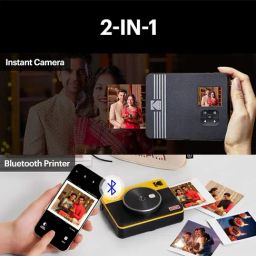 Kodak White C300R Mini Shot 3 Retro 4Pass 2-In-1 Instant Camera And Photo Printer image 3