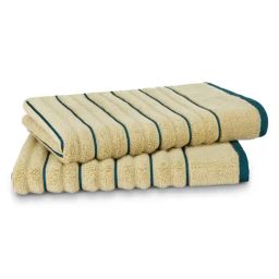 Spaces Desert & Teal Cotton 575 GSM Hand Towels - Set of 2-32
