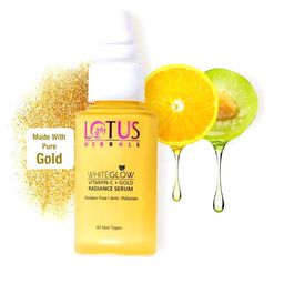 Lotus Herbals WhiteGlow Vitamin C & Gold Radiance Face Serum-30ml-10
