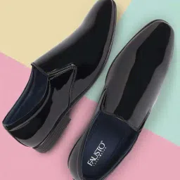 Fausto Men's Black Formal Loafers-picture-12