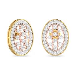 PC Jeweller Steiner 18k Rose Gold Earrings for Women-image-23