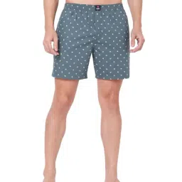 UnderJeans by Spykar Grey Printed Boxers-image-58