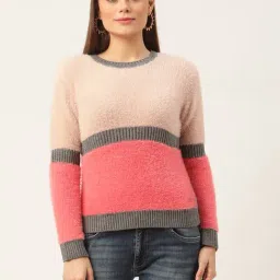 Elle Multicolor Round Neck Sweater-image-36