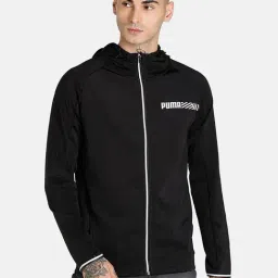 Puma Black Regular Fit Printed Hooded Sweatshirt-picture-38