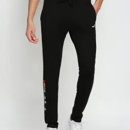 Fitz Black Slim Fit Trackpants-picture-9