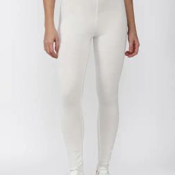 Forever 21 White Regular Fit Leggings-image-97