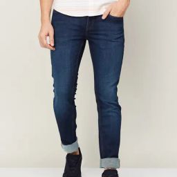 Forca Blue Slim Tapered Fit Jeans-image-99