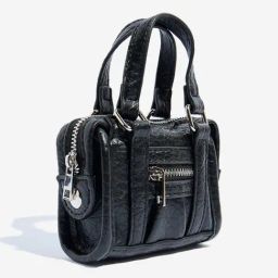 Westside Black Textured Sling Bag-16