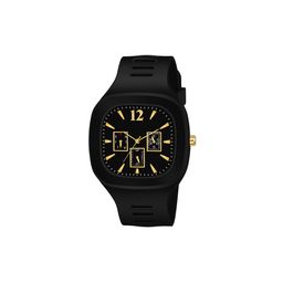 THE SHOPOHOLIC Men Dial & Straps Analogue Watch Square Black-image-62