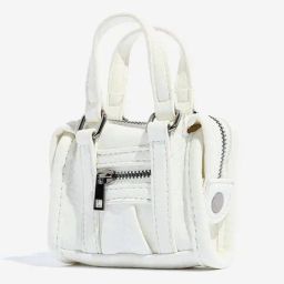 Westside Off-White Textured Sling Bag-17