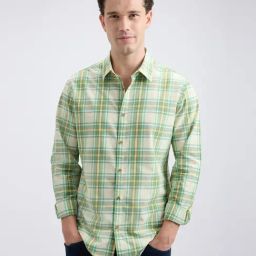 Pepe Jeans Green Regular Fit Checks Shirt-image-62