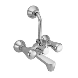 Essco by Jaquar MQT-CHR-517AKN Chrome Finish Silver Stainless Steel Wall Mixer-image-10