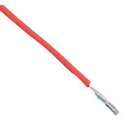 BRAND REX Wire, Ptfe, A, Red, 19/0.2Mm, 25M, SPC00445A001 25M-28