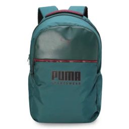 Puma Teal Green Logo Backpack-11