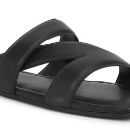 Allen Solly Women's Black Slides image 4